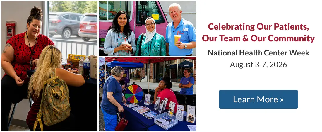 Learn more about National Health Center Week, August 3-7, 2026