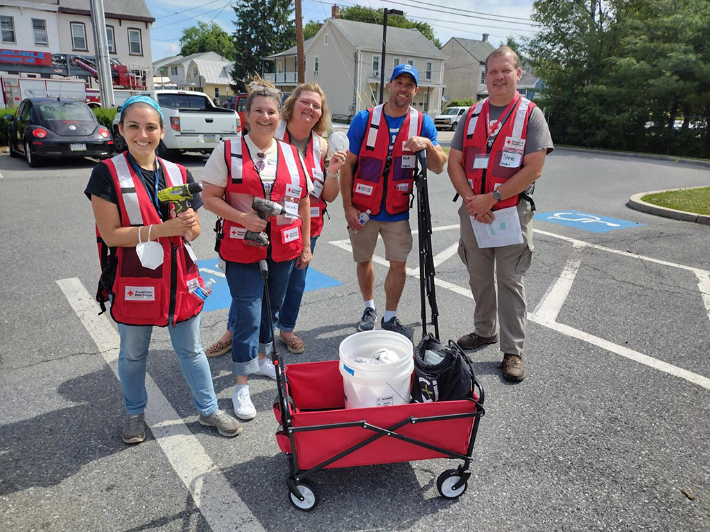Working with the American Red Cross